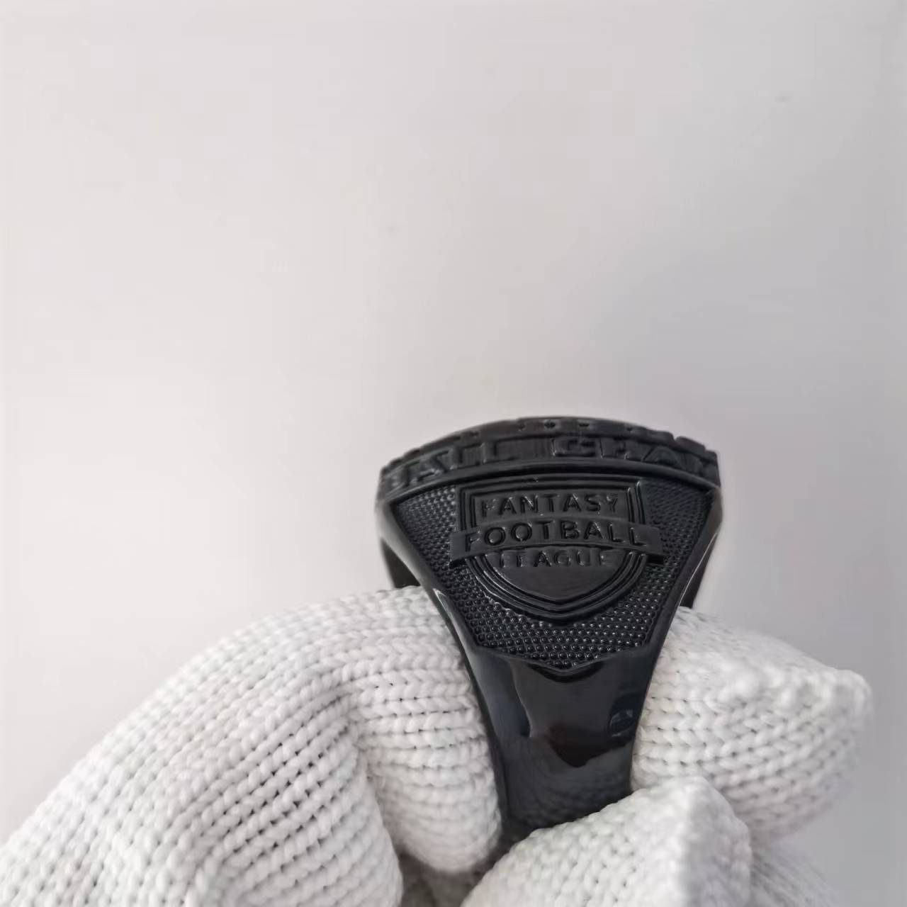 2025 "Black Out" Fantasy Champion Ring – Matte Onyx & Gold Edition