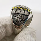The "Legacy" Fantasy Football Championship Ring – Gold & Chrome Edition