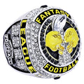 The "Legacy" Fantasy Football Championship Ring – Gold & Chrome Edition