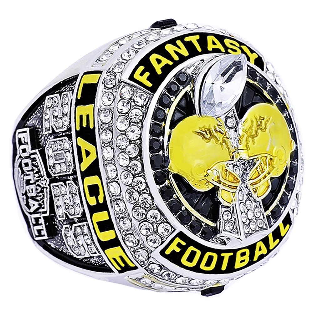 The "Legacy" Fantasy Football Championship Ring – Gold & Chrome Edition