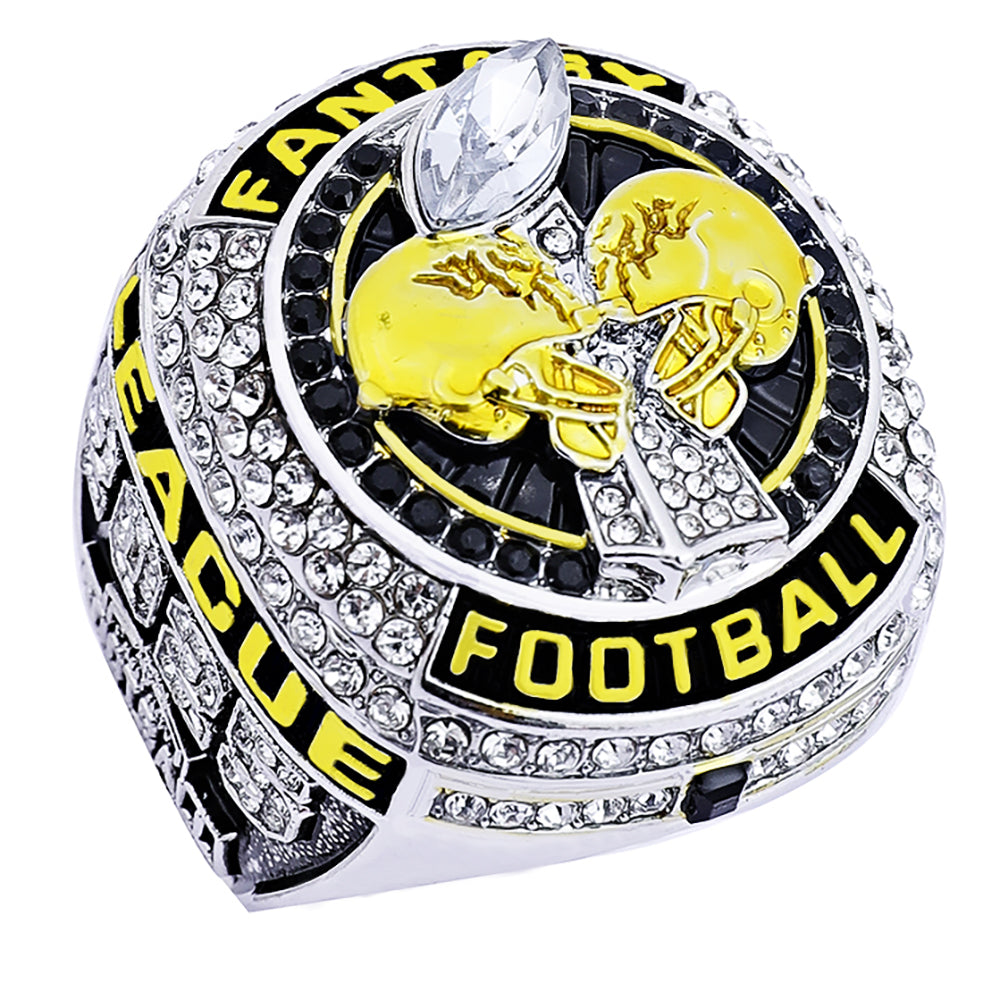 The "Legacy" Fantasy Football Championship Ring – Gold & Chrome Edition