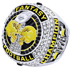 The "Legacy" Fantasy Football Championship Ring – Gold & Chrome Edition