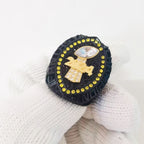 2025 "Black & Gold Rush" Fantasy Champion Ring – Neon Halo & Onyx Edition