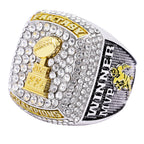 2025 "Glory" FFL Championship Ring – Iced-Out Gold Trophy Edition