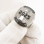 2025 Fantasy Football Champion Ring – Silver "Blackout" Edition