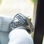 2025 "Red Zone" Fantasy Football Champion Ring – Gold & Ruby Enamel Edition